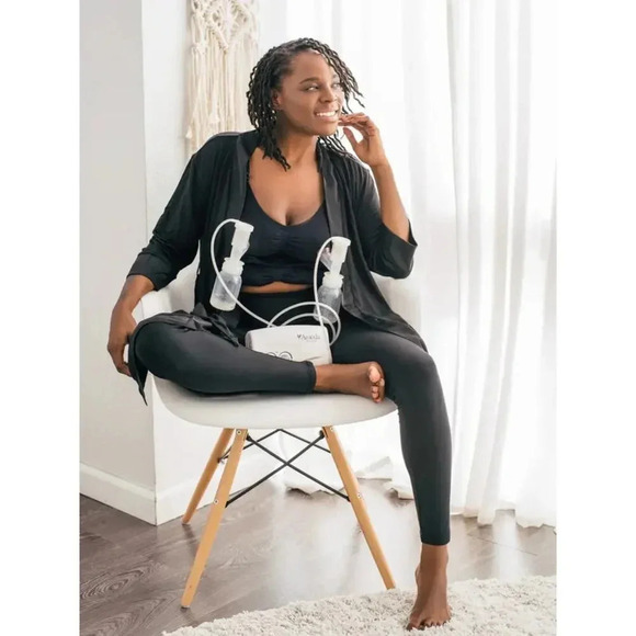 Kindred Bravely Sublime Hands-Free Pumping & Nursing Bra Black Size 1X - Picture 3 of 6